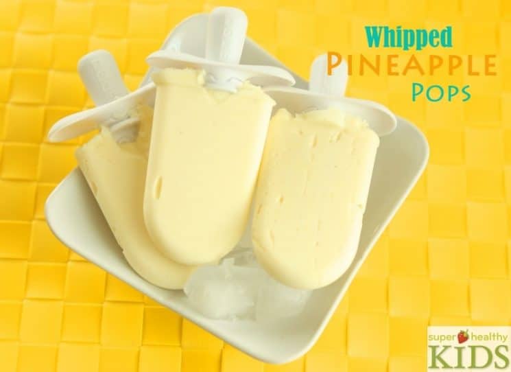 Whipped Pineapple Pops. Your favorite pineapple dessert, made into a popsicle!